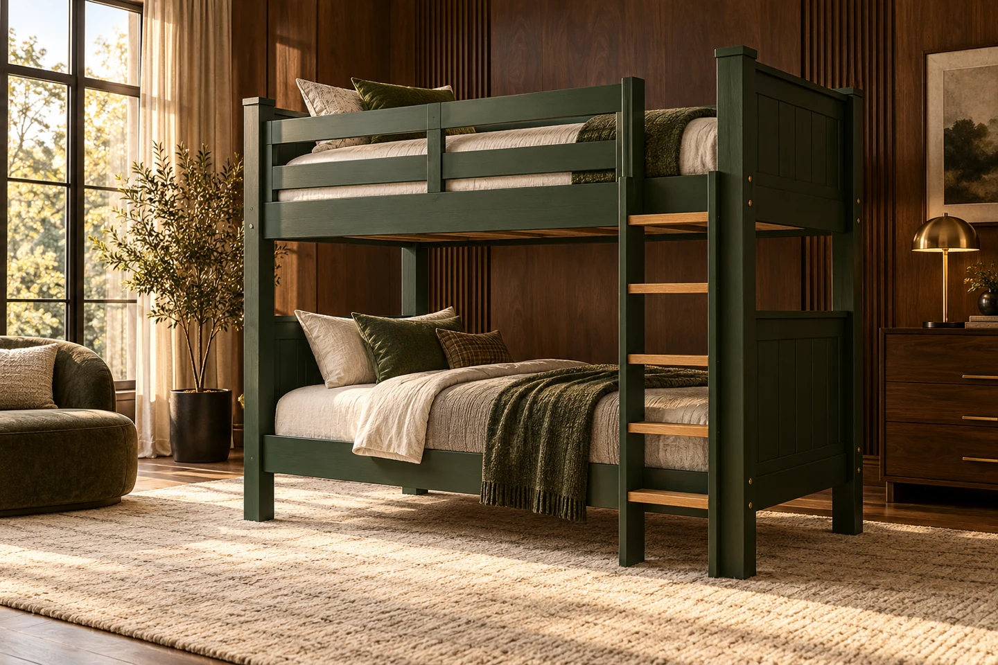 Bunk Bed design inspiration 2 in a warm interior