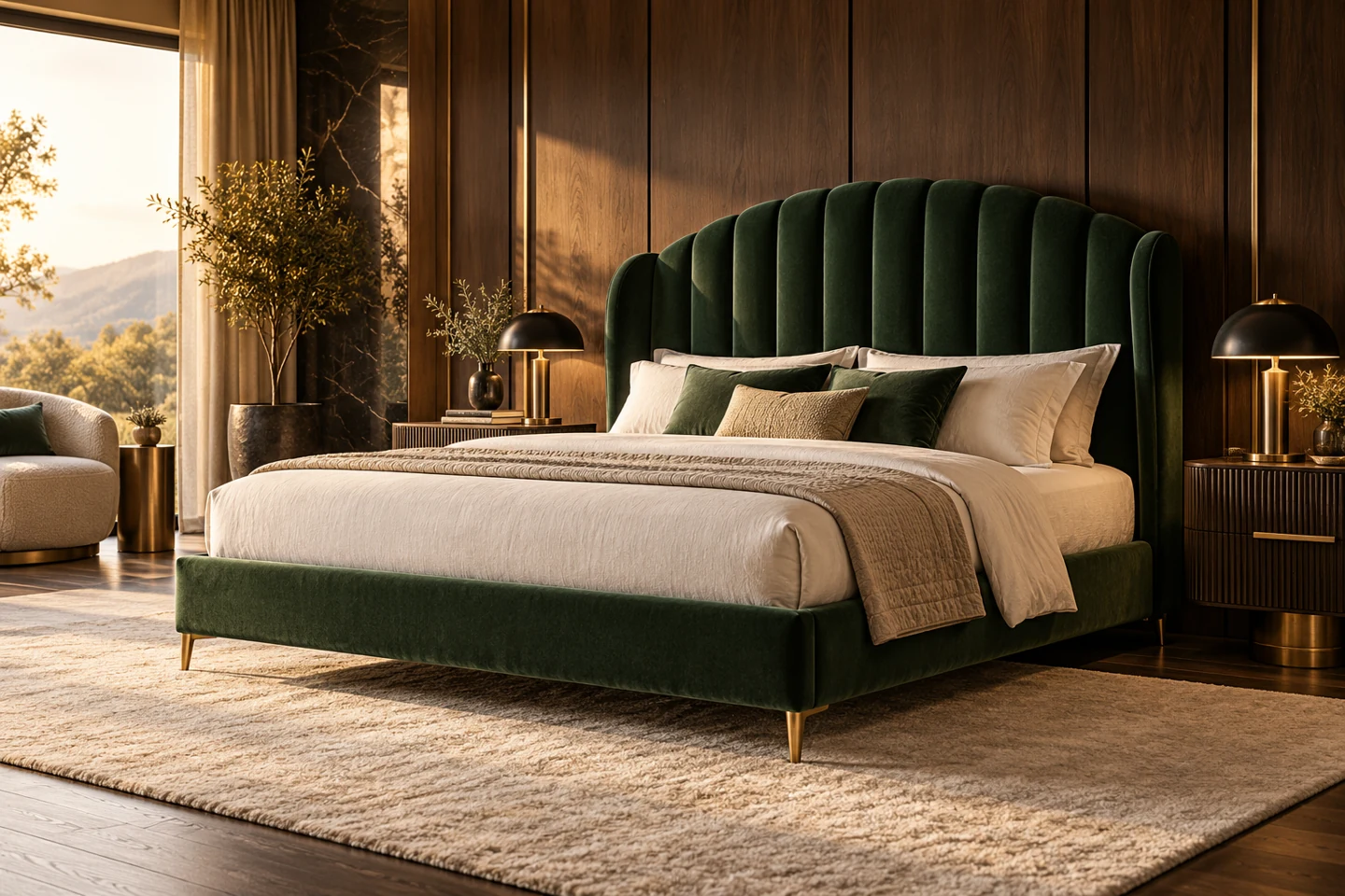 Custom Bed design inspiration 2 in a warm interior