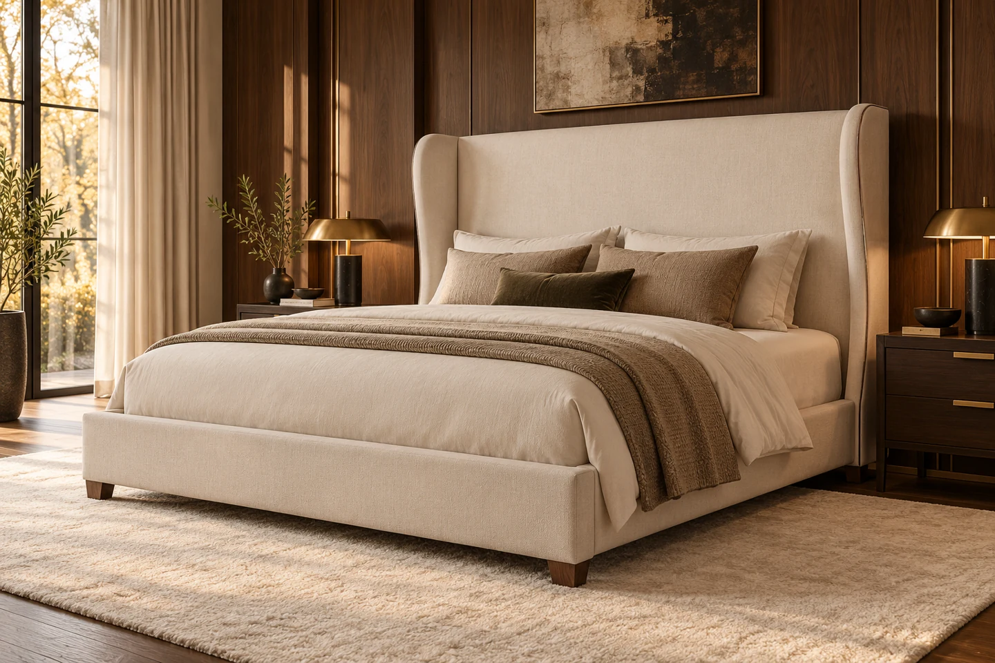 Custom Bed design inspiration 4 in a warm interior