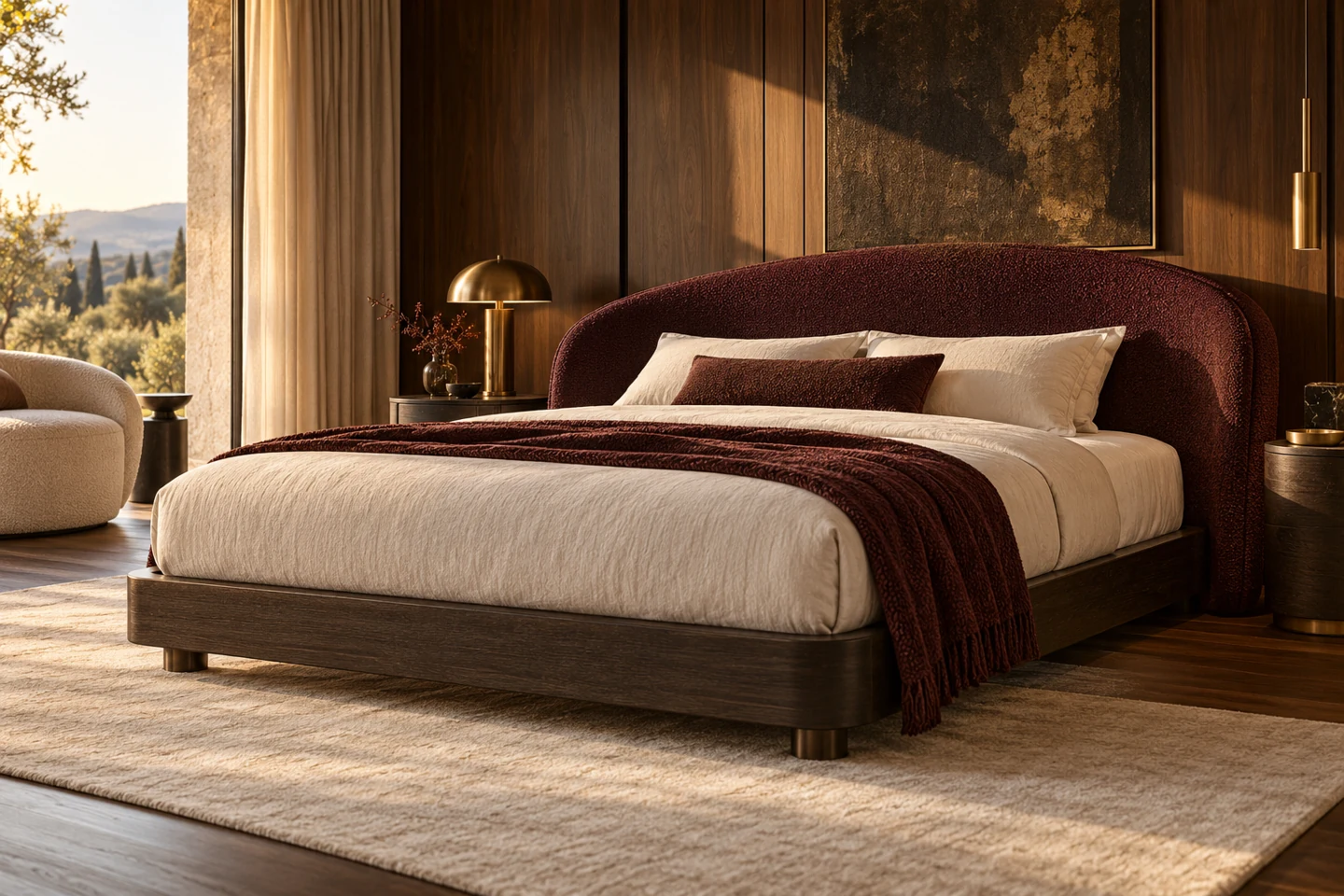 Custom Bed design inspiration 5 in a warm interior
