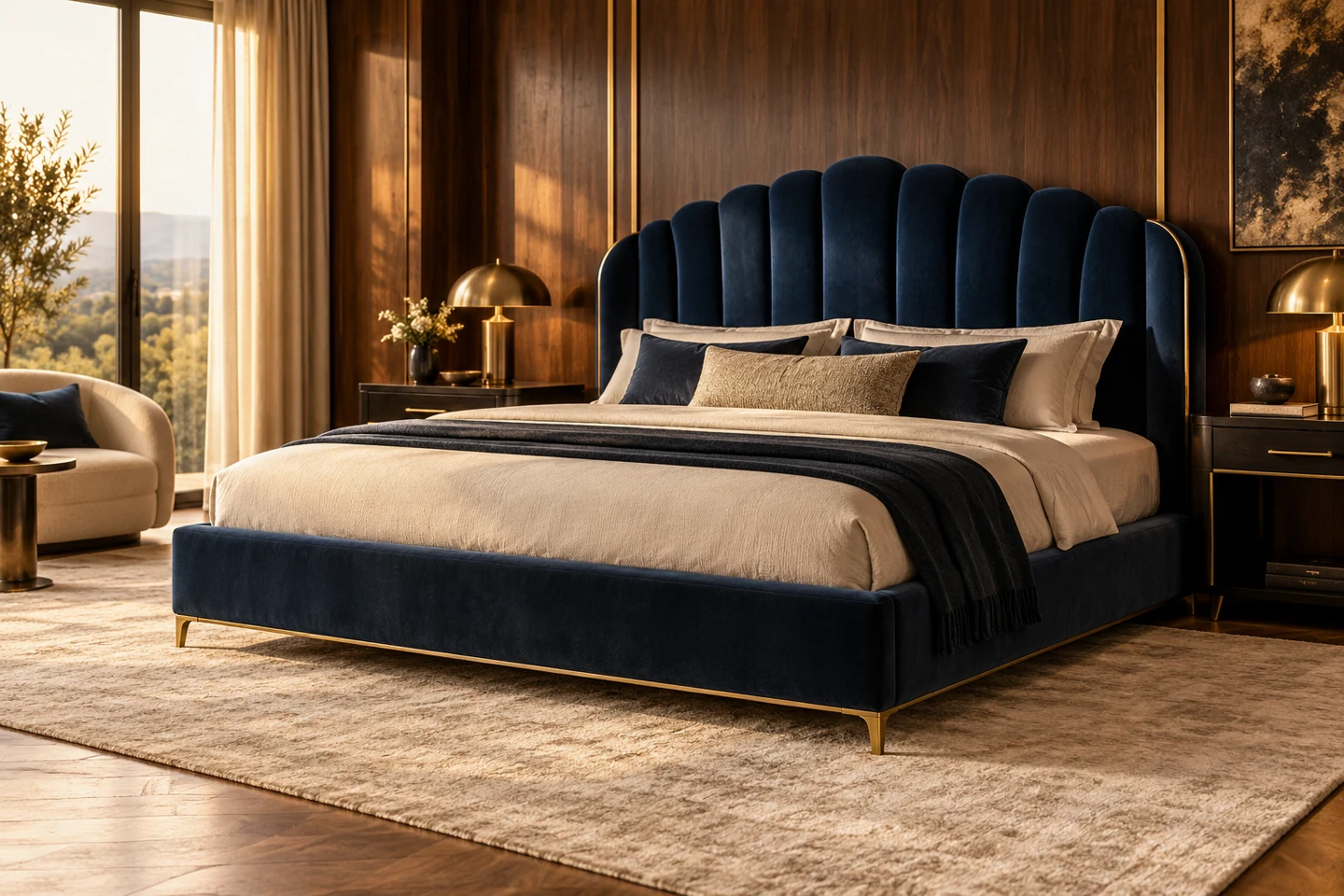 Custom Bed design inspiration 7 in a warm interior