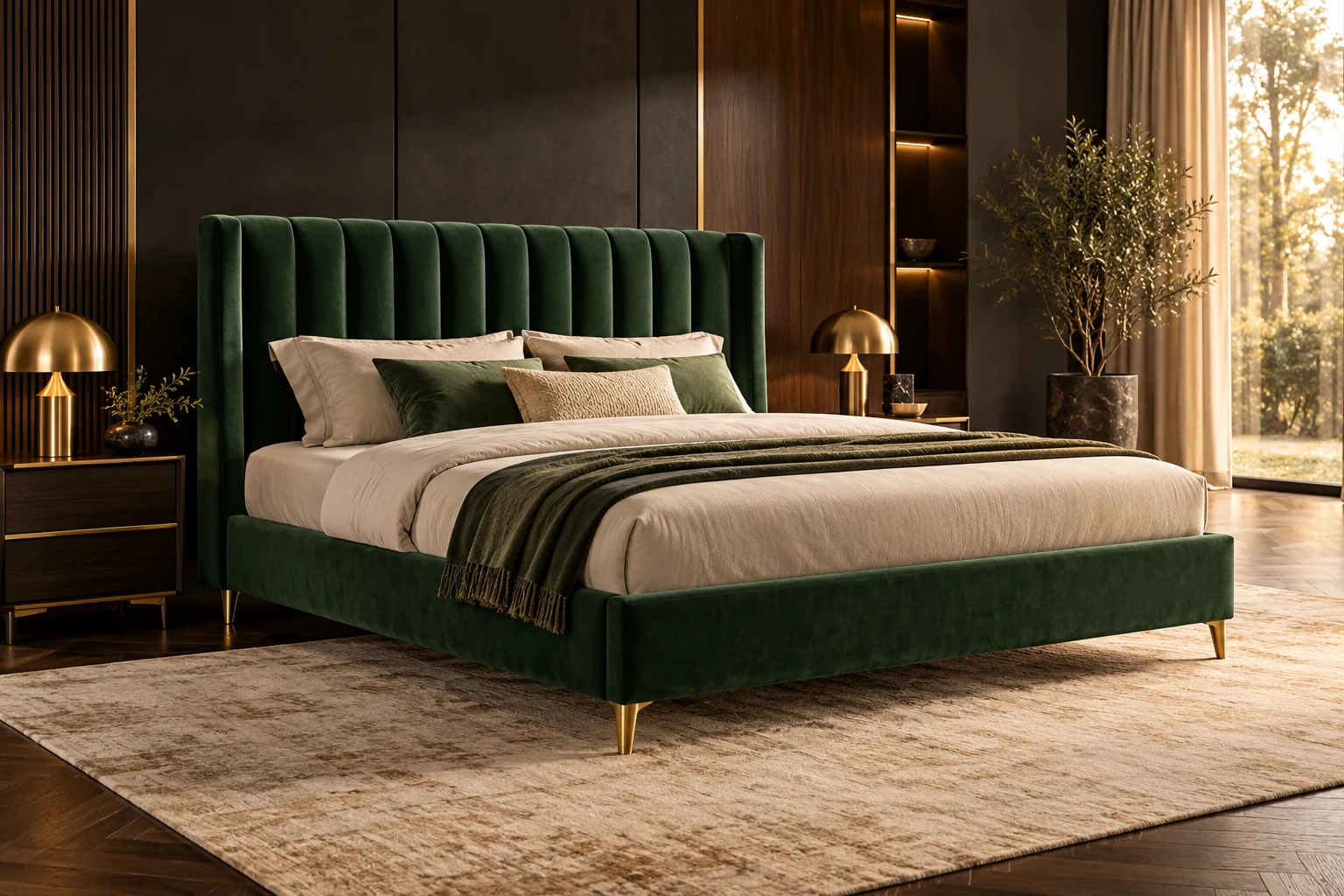 Double Bed design inspiration 2 in a warm interior