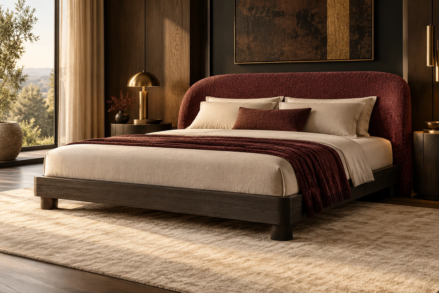 Double Bed design inspiration 5 in a warm interior