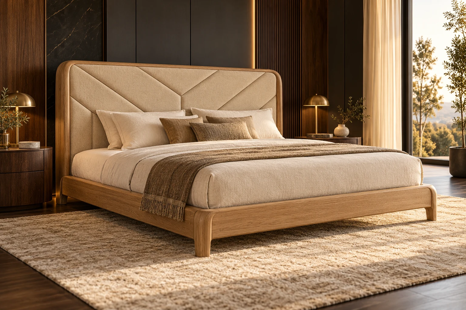 Double Bed design inspiration 6 in a warm interior
