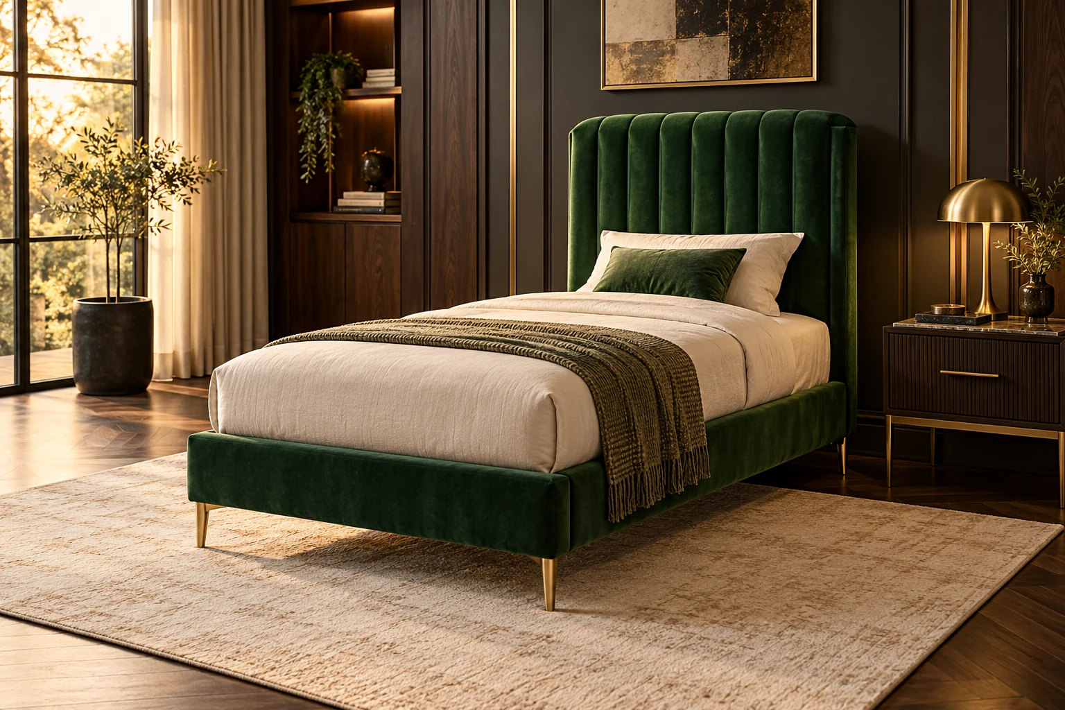 Single Bed design inspiration 2 in a warm interior