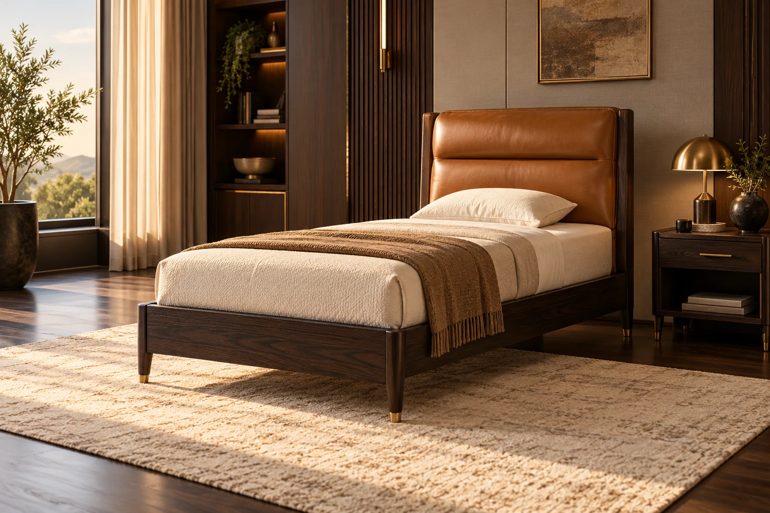 Single Bed design inspiration 3 in a warm interior