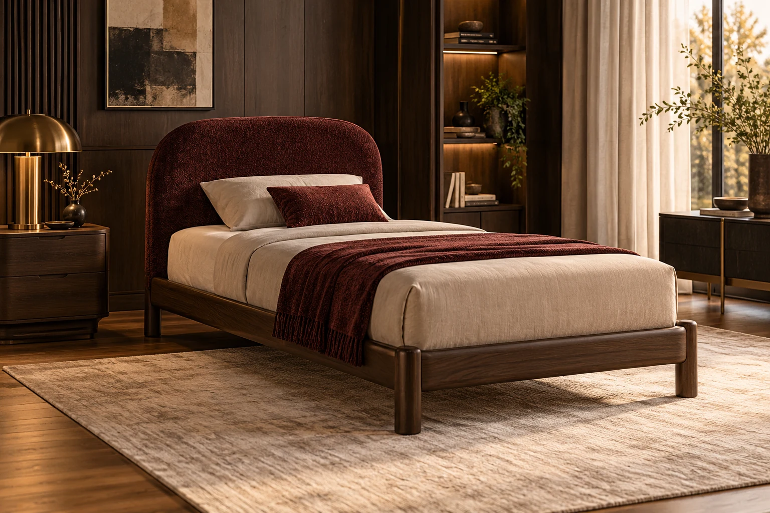 Single Bed design inspiration 5 in a warm interior