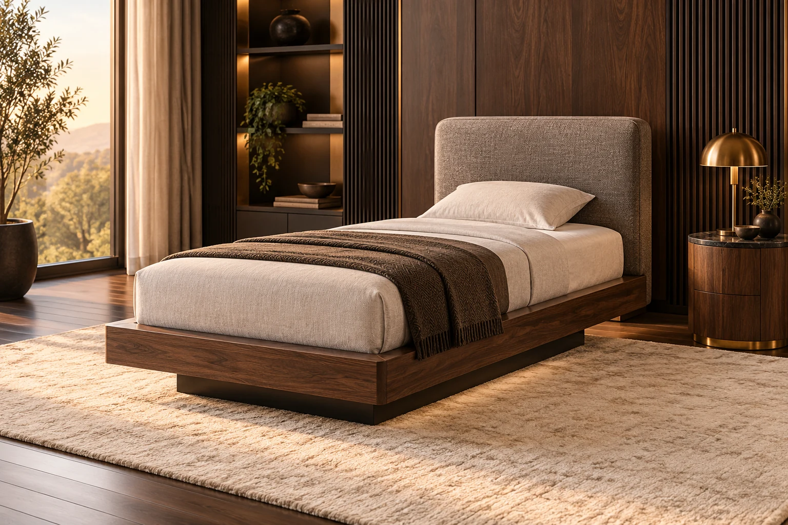 Single Bed design inspiration 8 in a warm interior