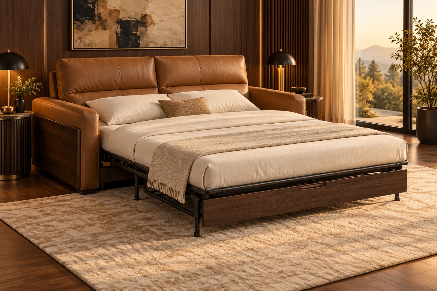 Sofa Cum Bed design inspiration 3 in a warm interior