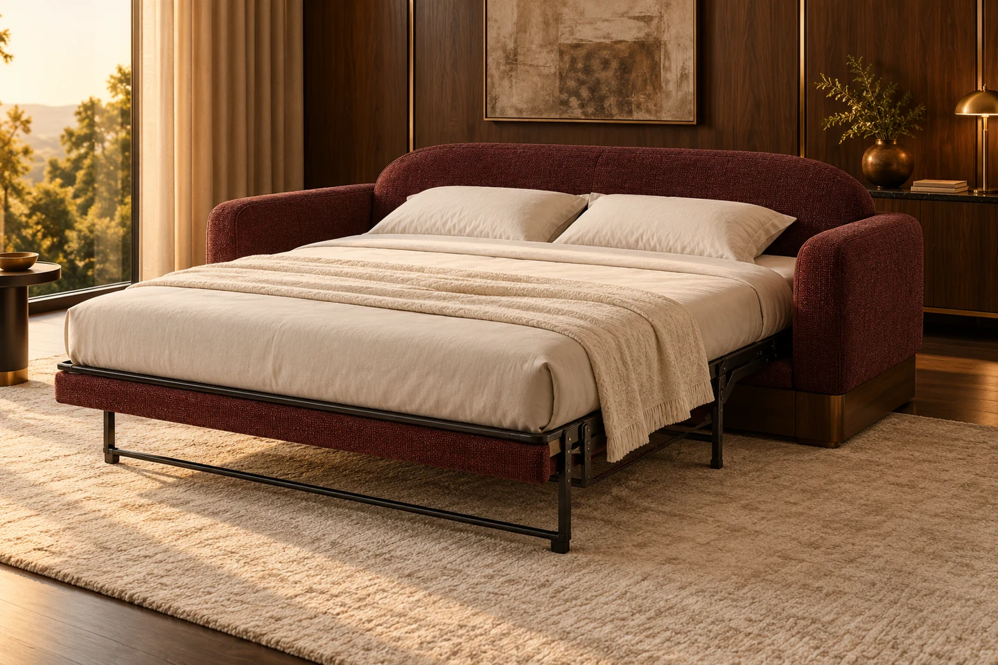 Sofa Cum Bed design inspiration 5 in a warm interior