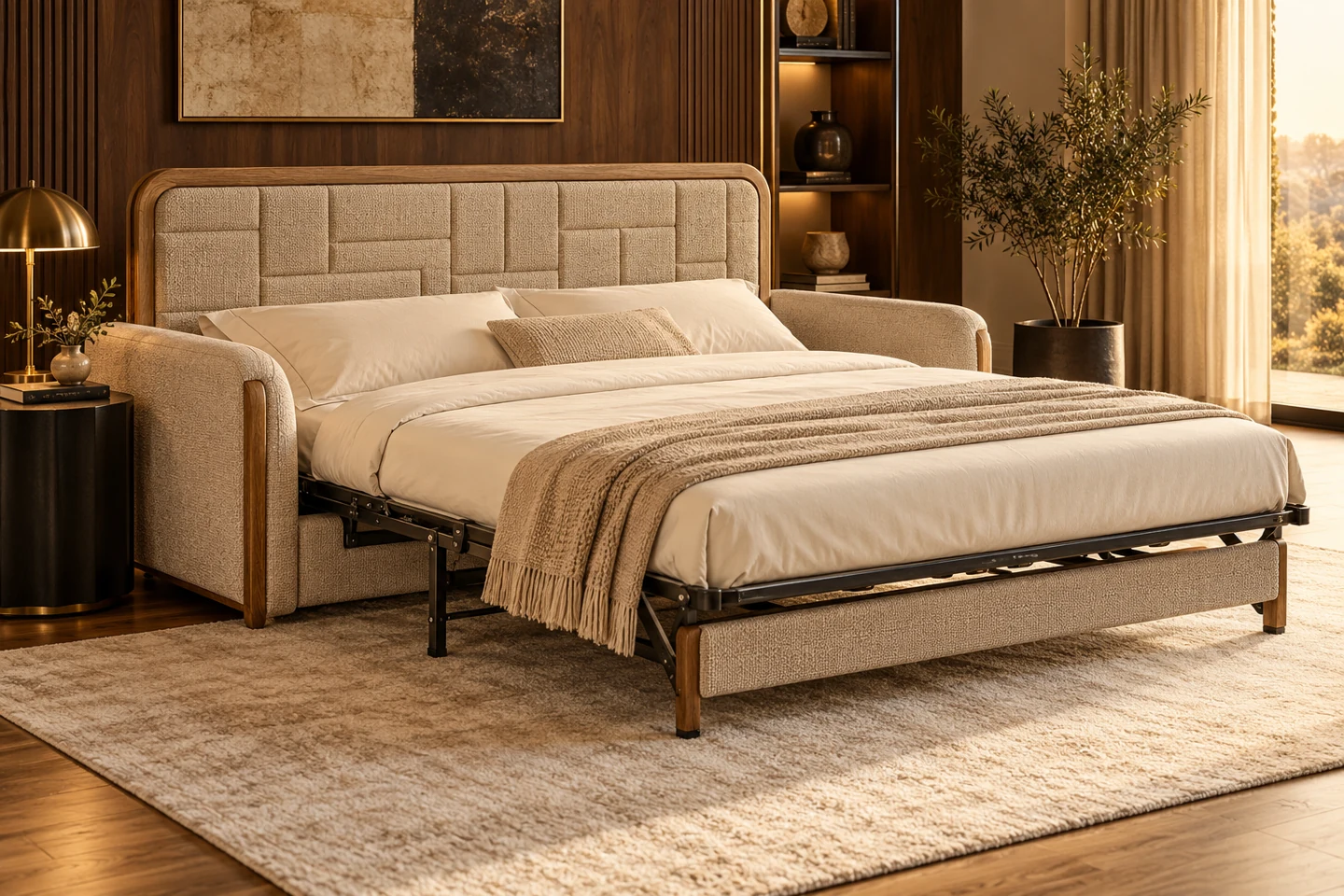Sofa Cum Bed design inspiration 6 in a warm interior