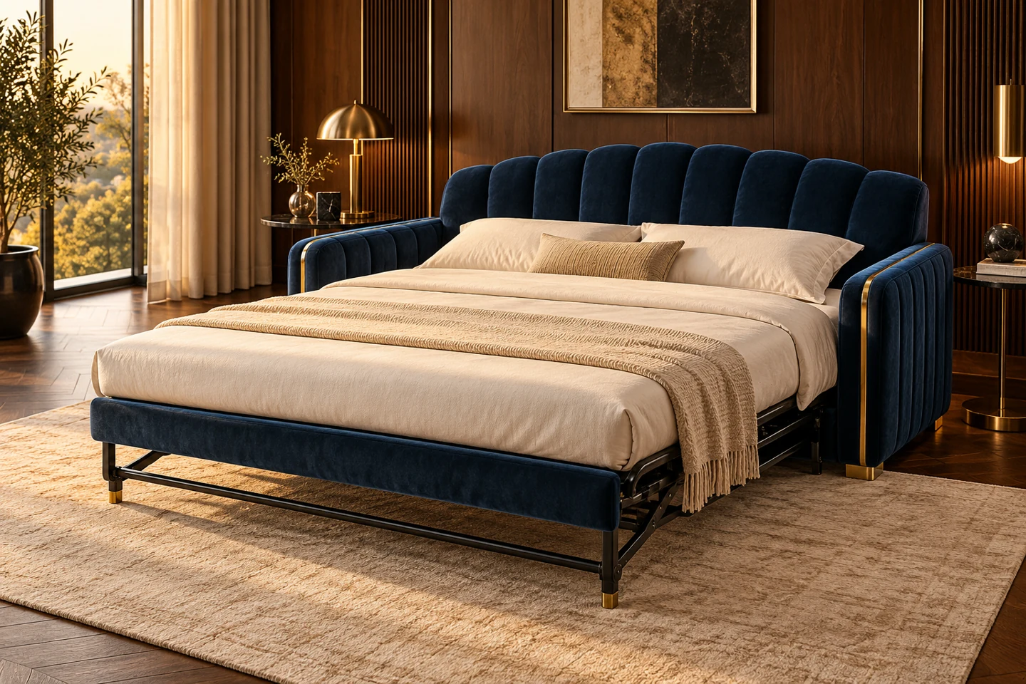 Sofa Cum Bed design inspiration 7 in a warm interior