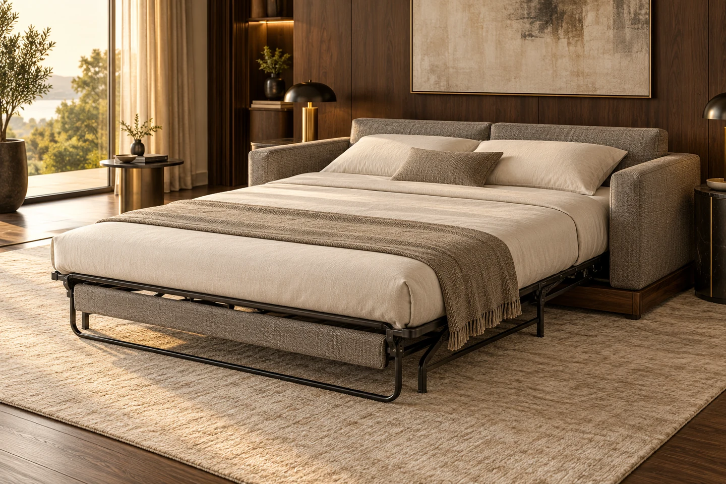 Sofa Cum Bed design inspiration 8 in a warm interior