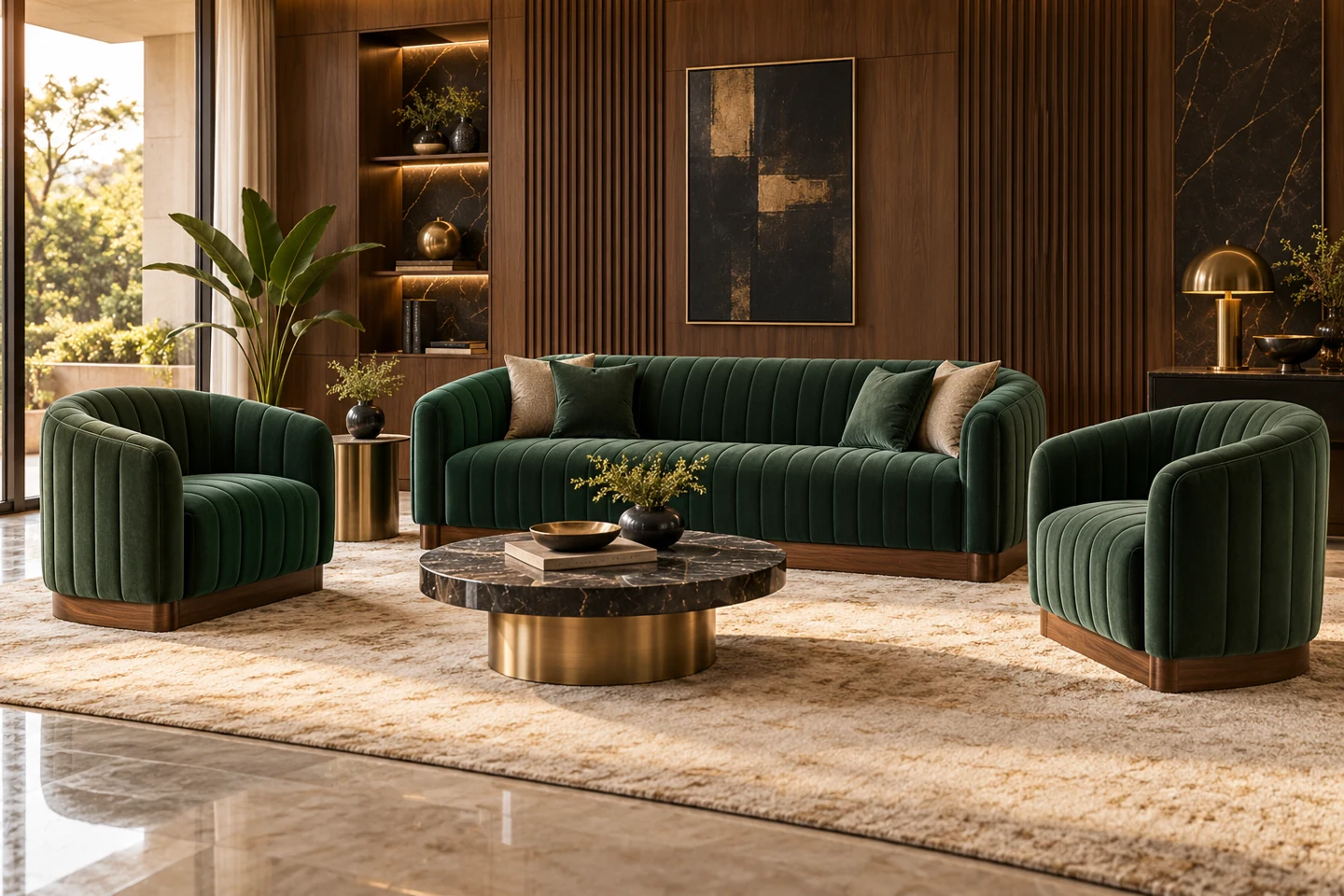 3+1+1 Sofa Set design inspiration 2 in a warm interior