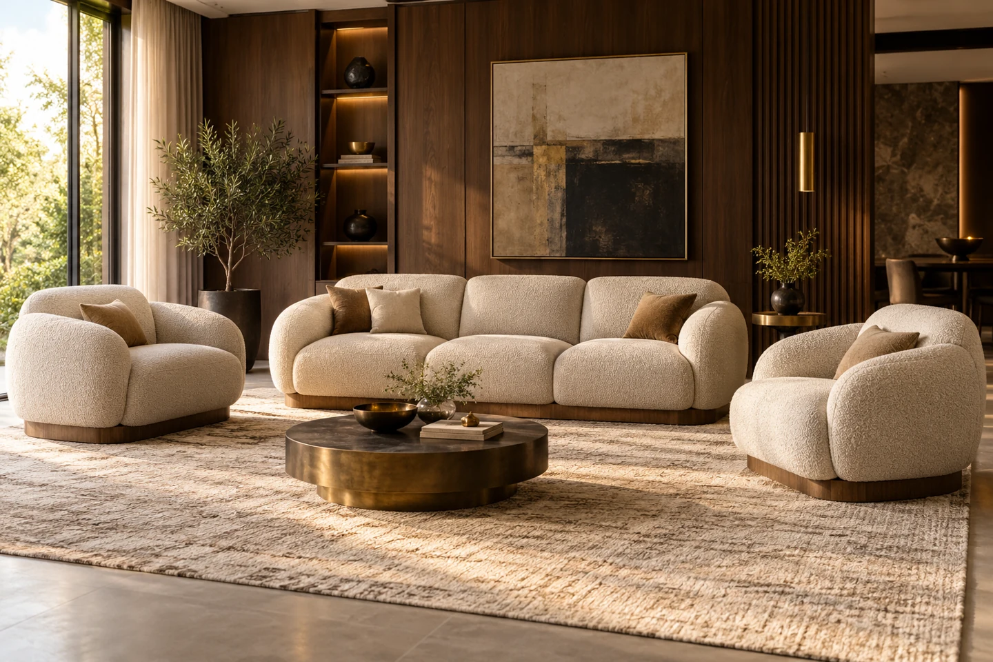 3+1+1 Sofa Set design inspiration 4 in a warm interior