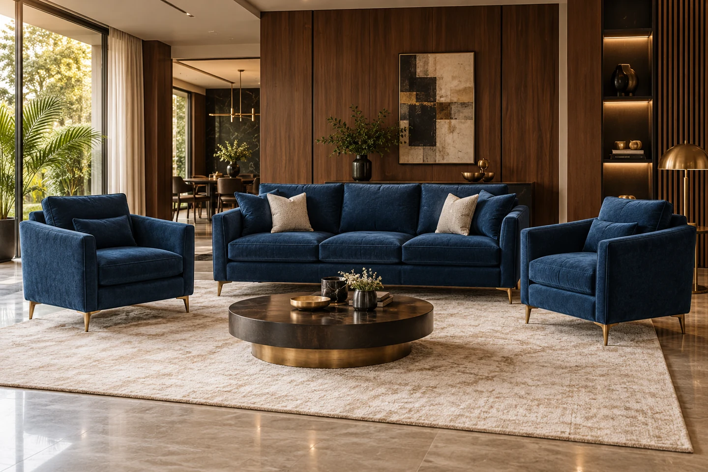 3+1+1 Sofa Set design inspiration 5 in a warm interior
