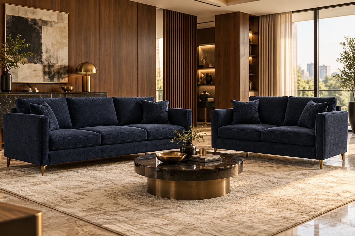3+2 Sofa Set design inspiration 5 in a warm interior