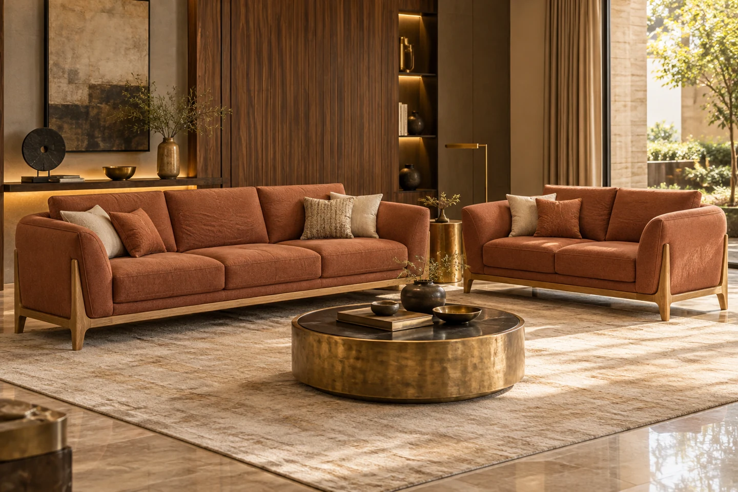 3+2 Sofa Set design inspiration 6 in a warm interior