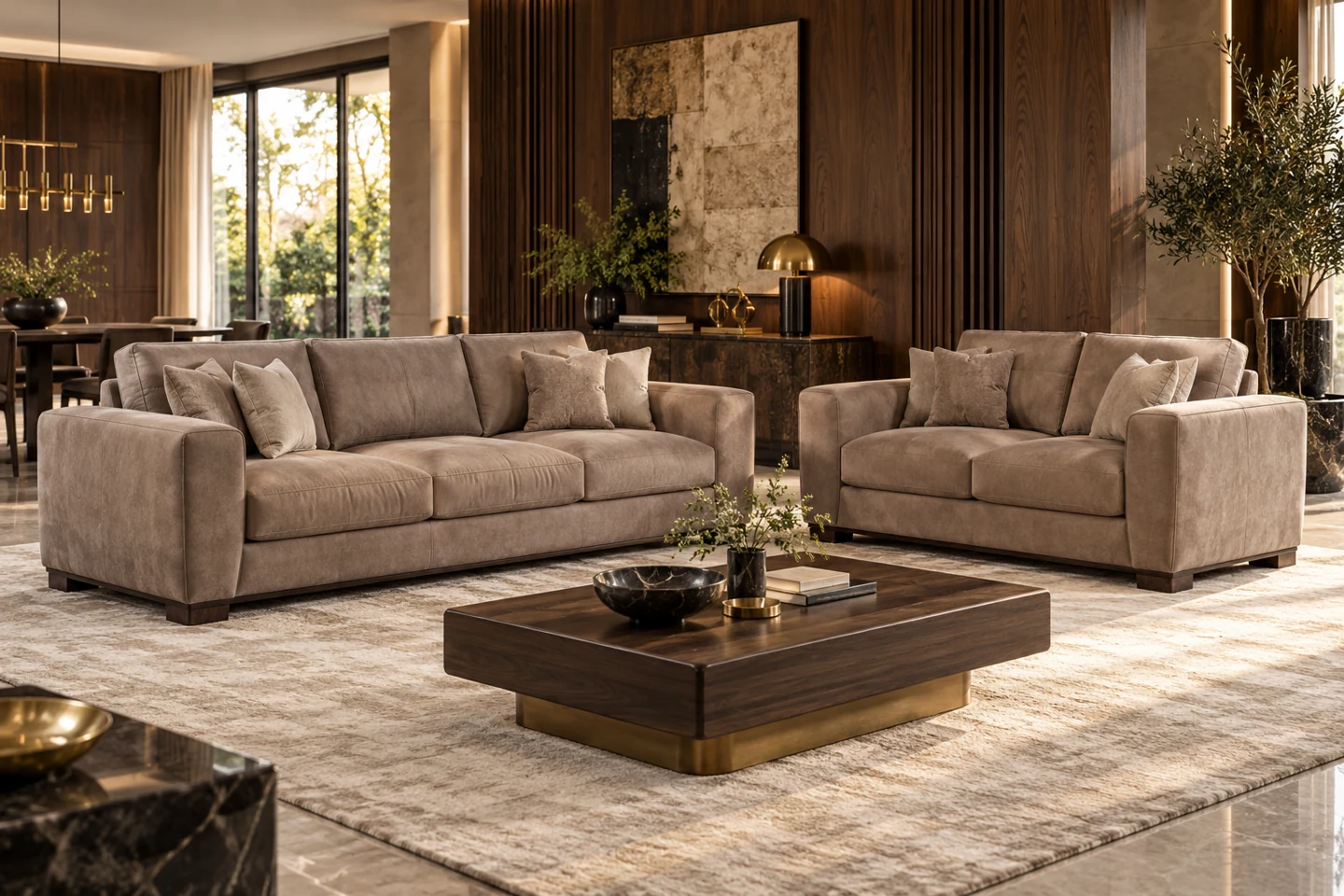 3+2 Sofa Set design inspiration 7 in a warm interior