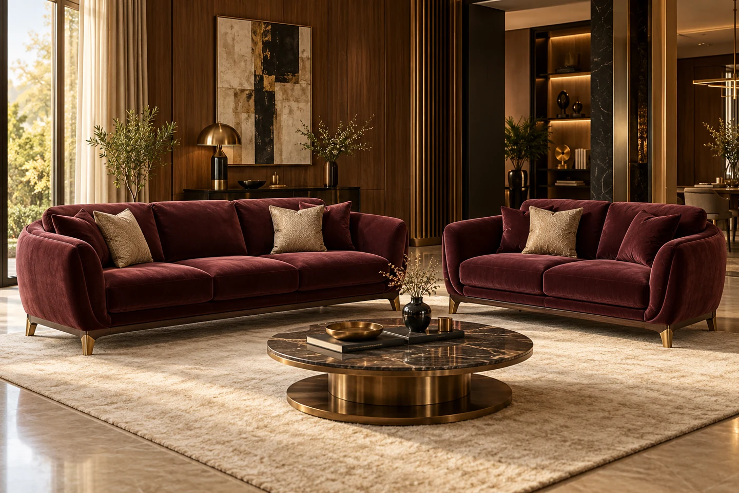 3+2 Sofa Set design inspiration 8 in a warm interior
