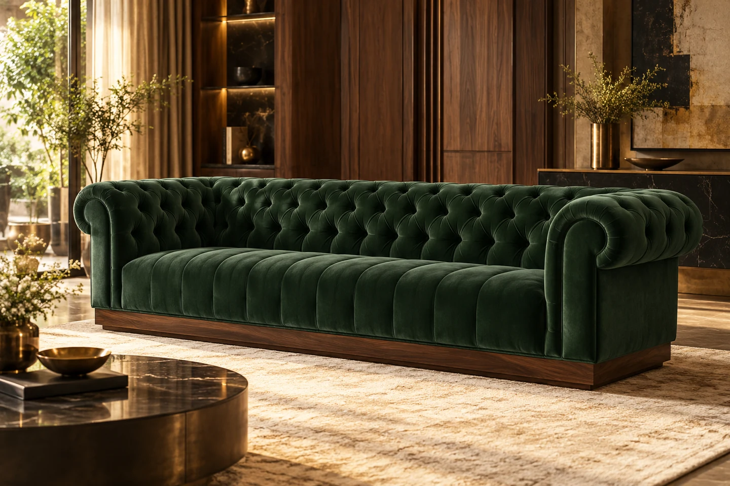 Chesterfield Sofa design inspiration 2 in a warm interior