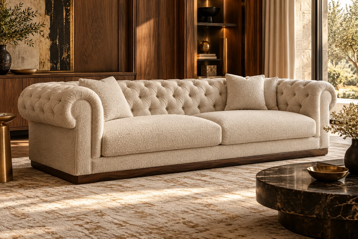 Chesterfield Sofa design inspiration 4 in a warm interior
