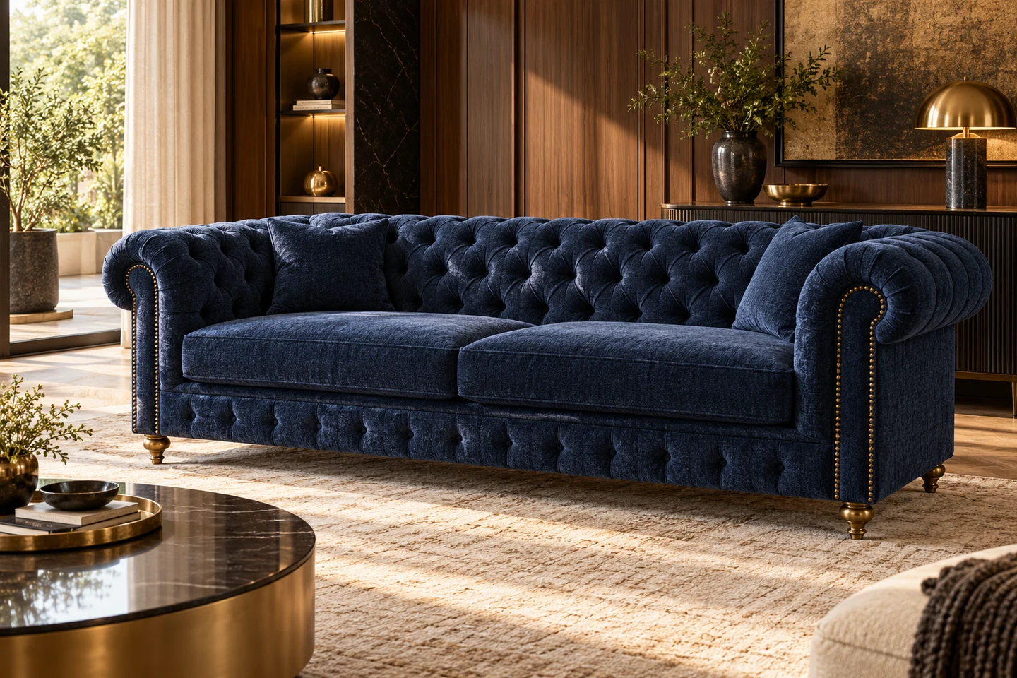 Chesterfield Sofa design inspiration 5 in a warm interior