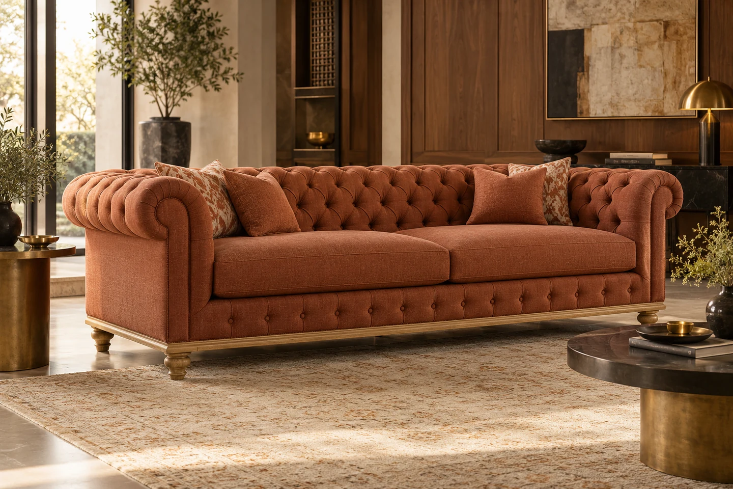 Chesterfield Sofa design inspiration 6 in a warm interior
