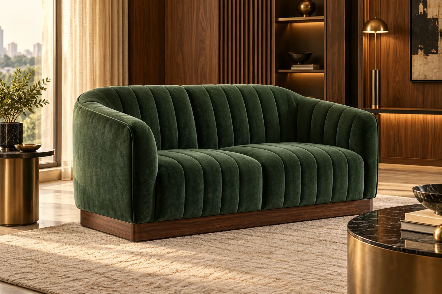 Loveseat design inspiration 2 in a warm interior