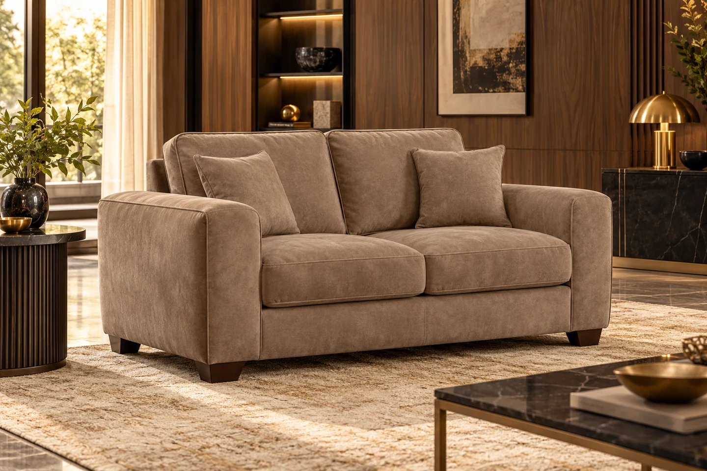 Loveseat design inspiration 7 in a warm interior