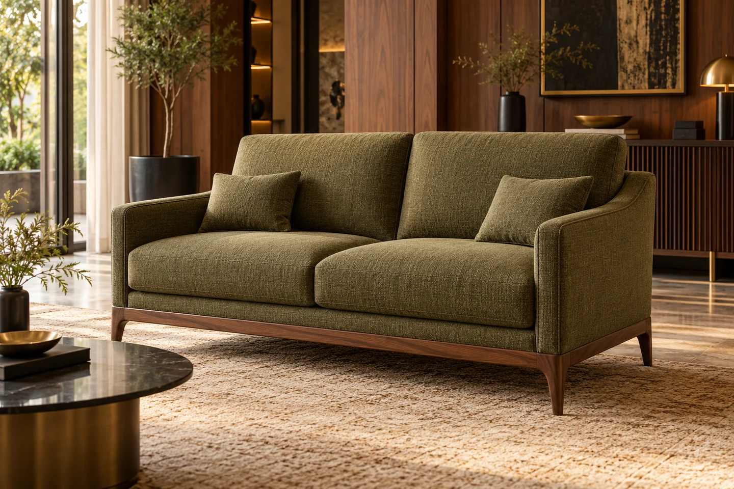 Loveseat design inspiration 9 in a warm interior