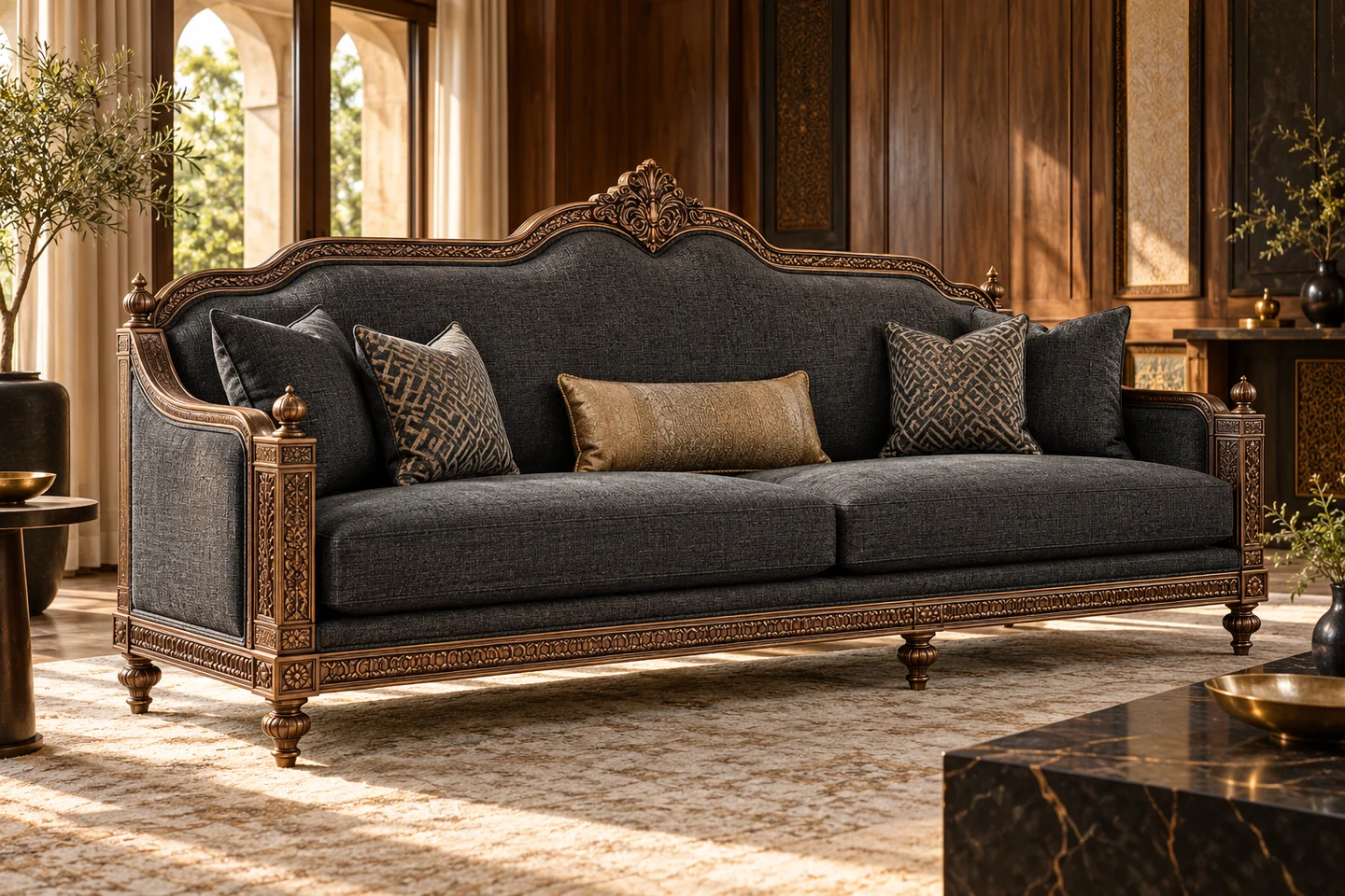 Maharaja Sofa design inspiration 10 in a warm interior