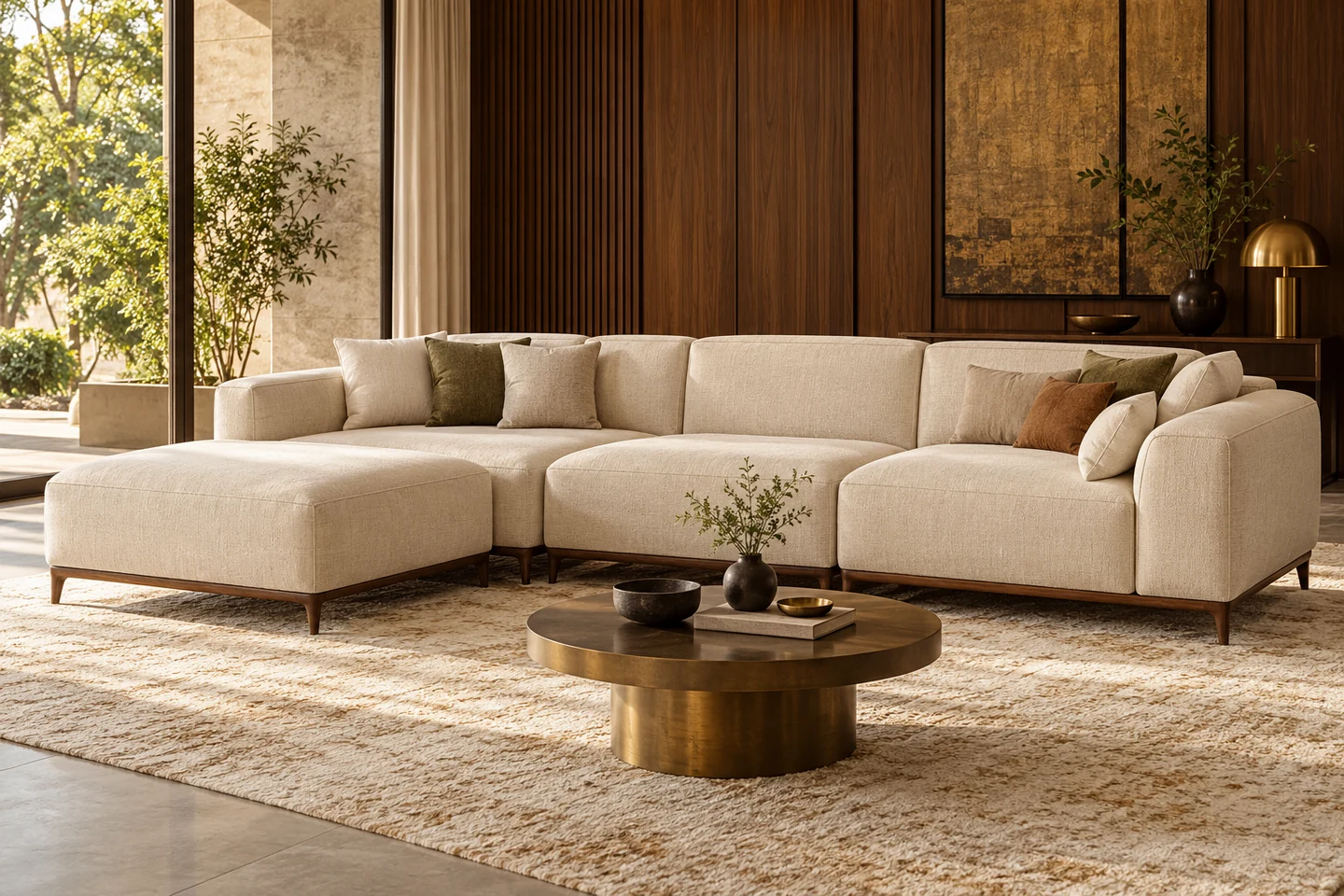 Modular Sofa design inspiration 1 in a warm interior