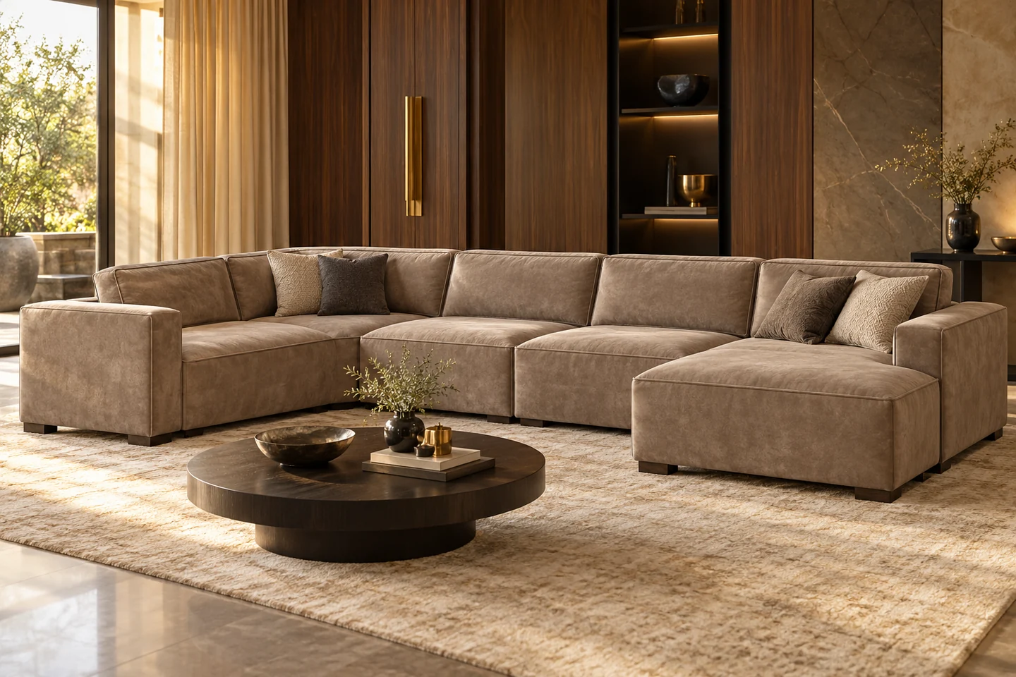 Modular Sofa design inspiration 7 in a warm interior