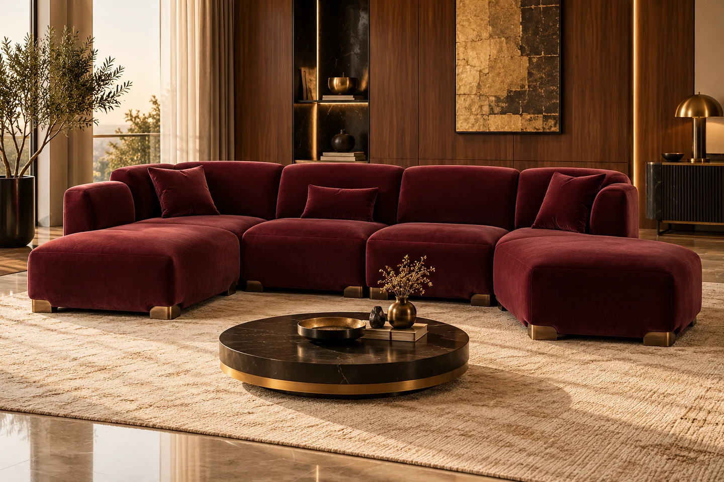 Modular Sofa design inspiration 8 in a warm interior