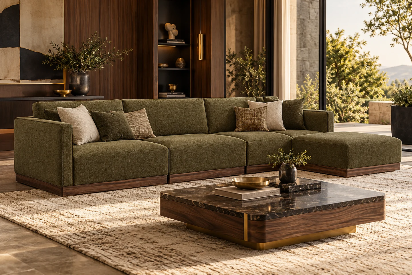 Modular Sofa design inspiration 9 in a warm interior