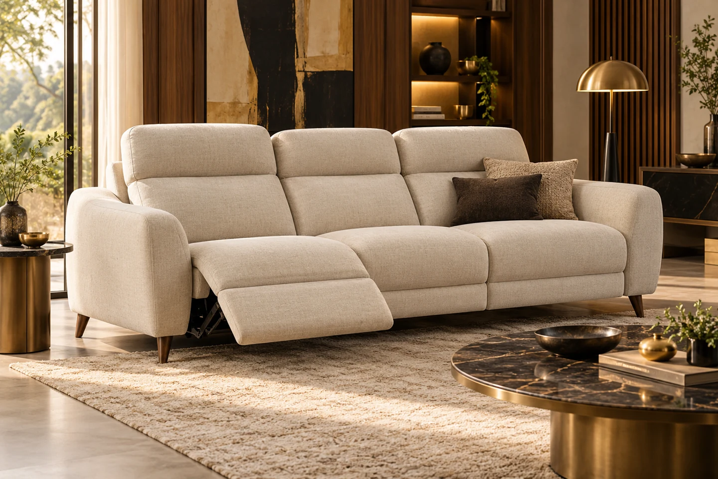 Recliner Sofa design inspiration 1 in a warm interior