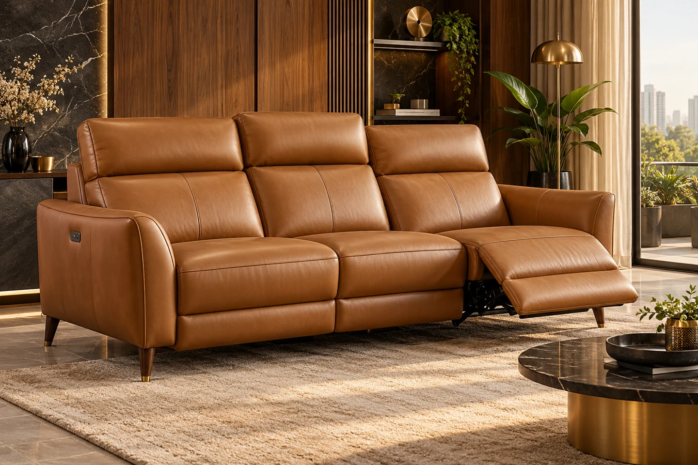 Recliner Sofa design inspiration 3 in a warm interior