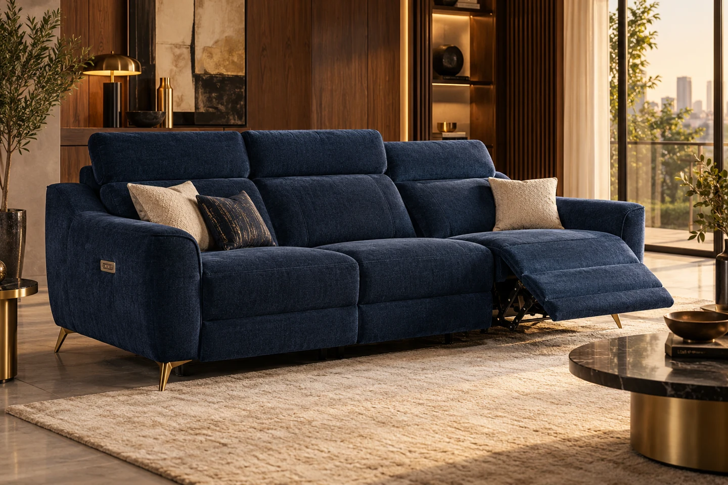 Recliner Sofa design inspiration 5 in a warm interior