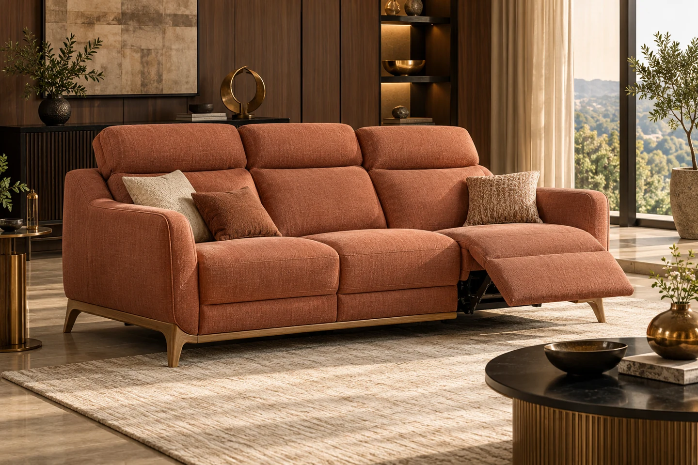 Recliner Sofa design inspiration 6 in a warm interior