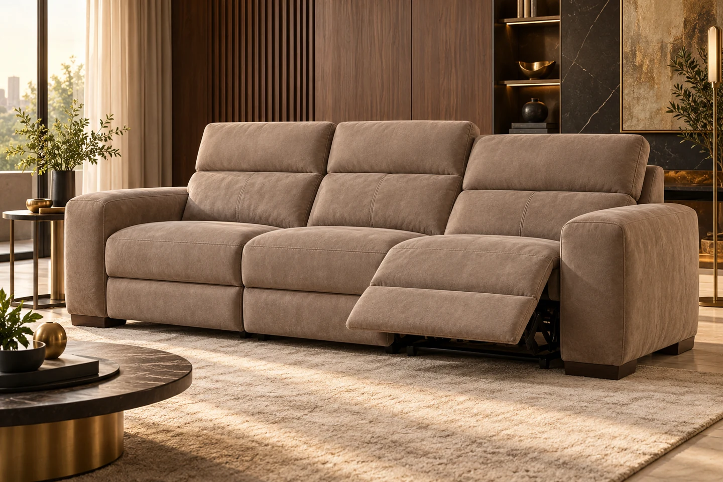 Recliner Sofa design inspiration 7 in a warm interior
