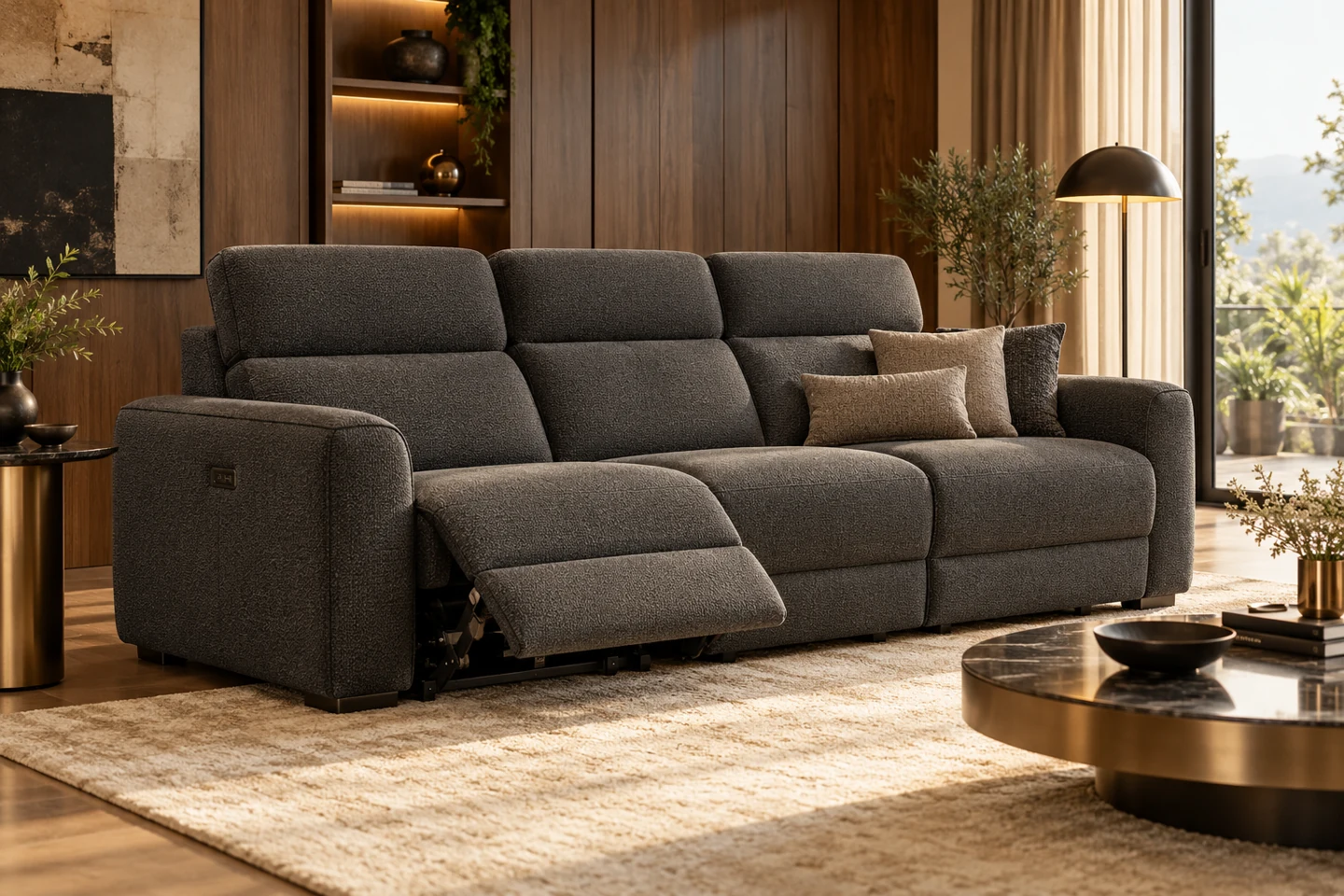 Recliner Sofa design inspiration 10 in a warm interior