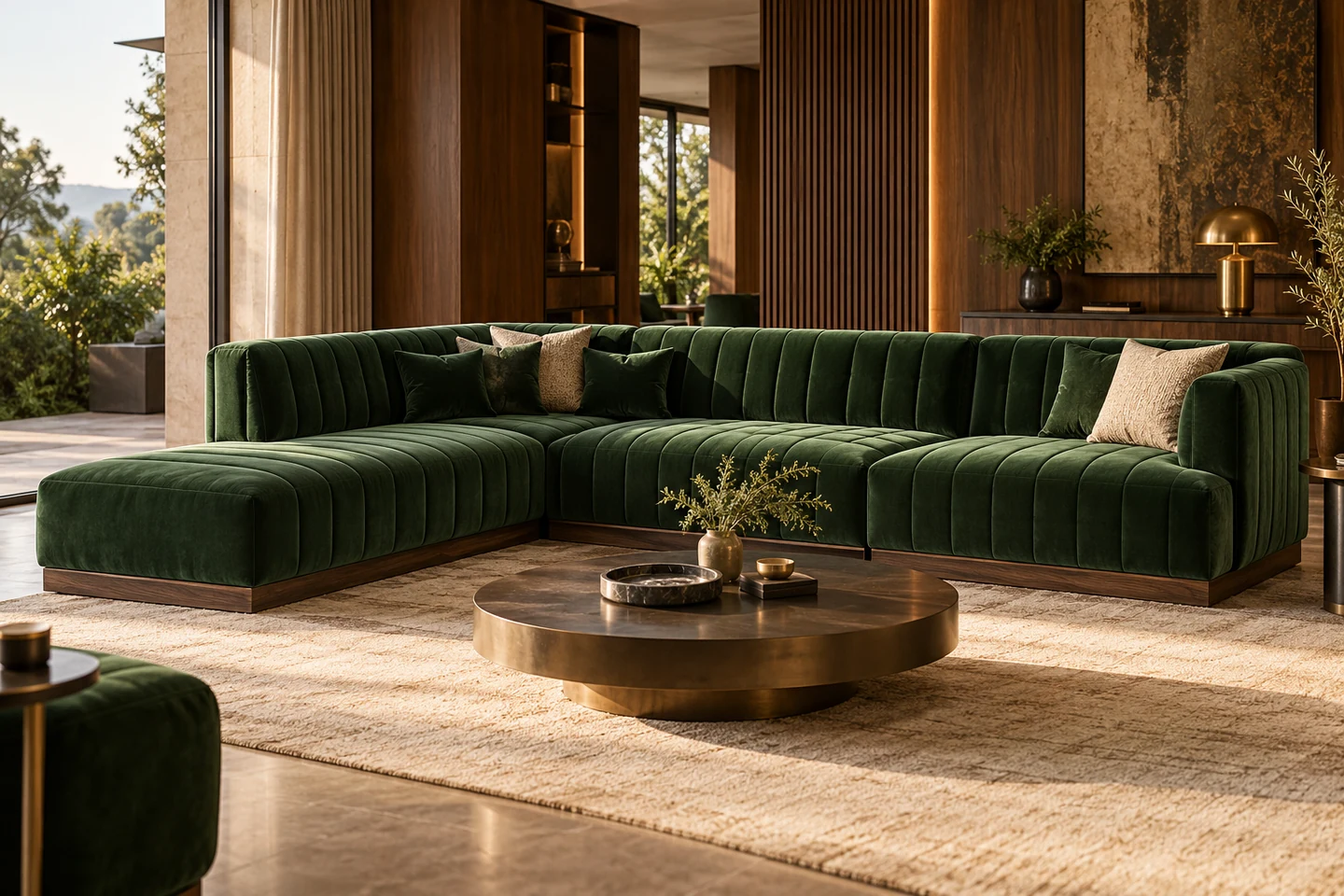 Sectional Sofa design inspiration 2 in a warm interior