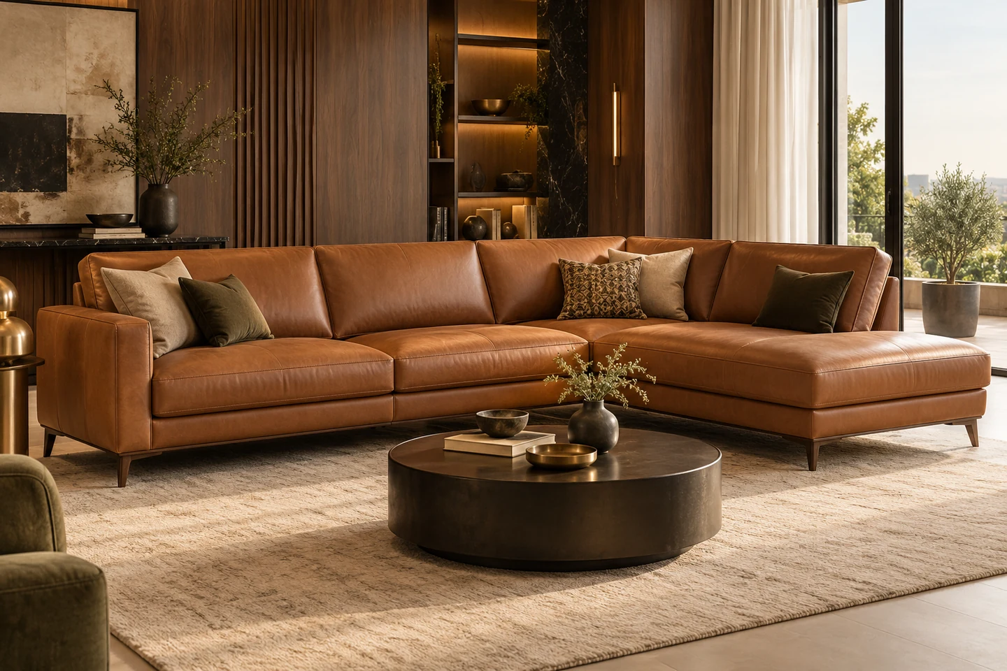 Sectional Sofa design inspiration 3 in a warm interior