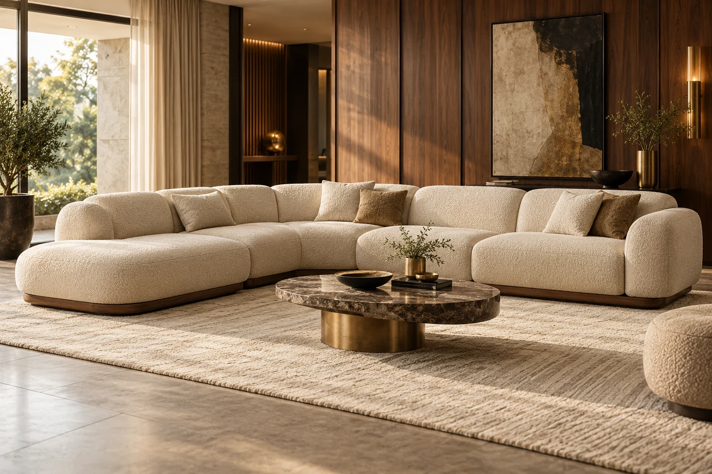 Sectional Sofa design inspiration 4 in a warm interior