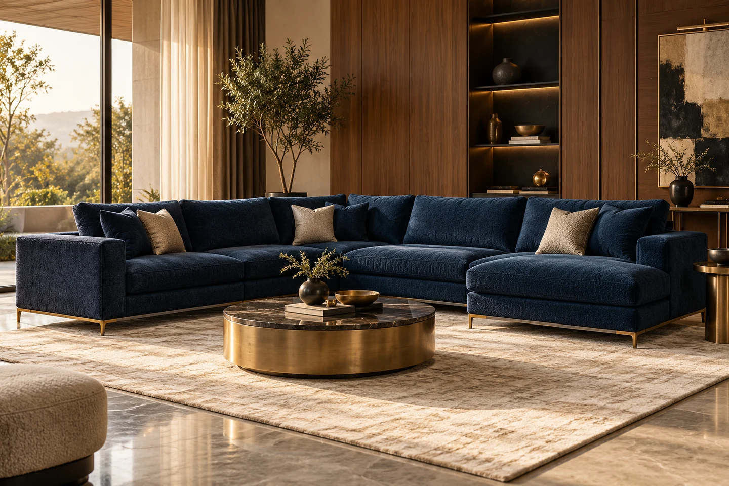 Sectional Sofa design inspiration 5 in a warm interior