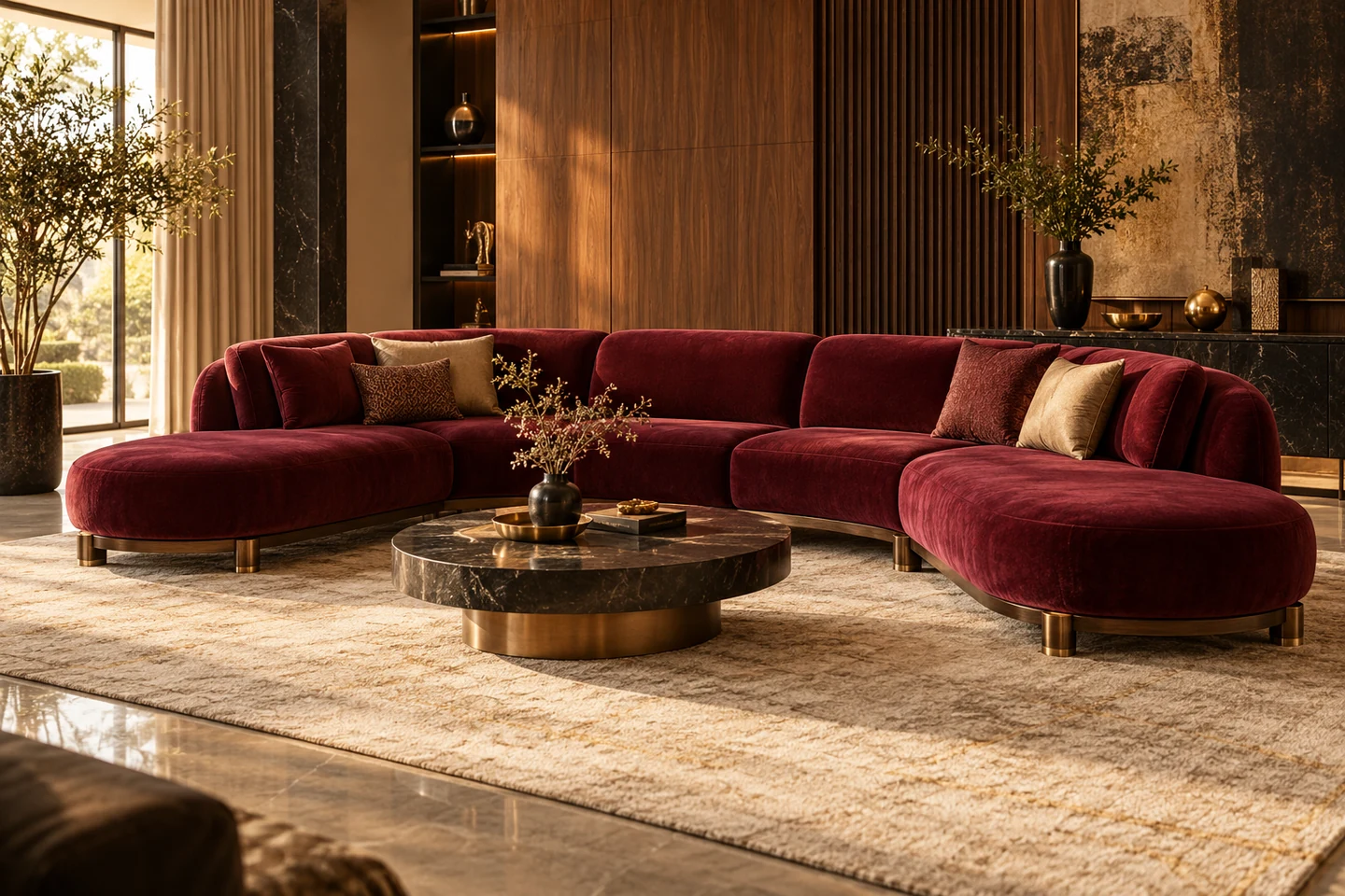 Sectional Sofa design inspiration 8 in a warm interior
