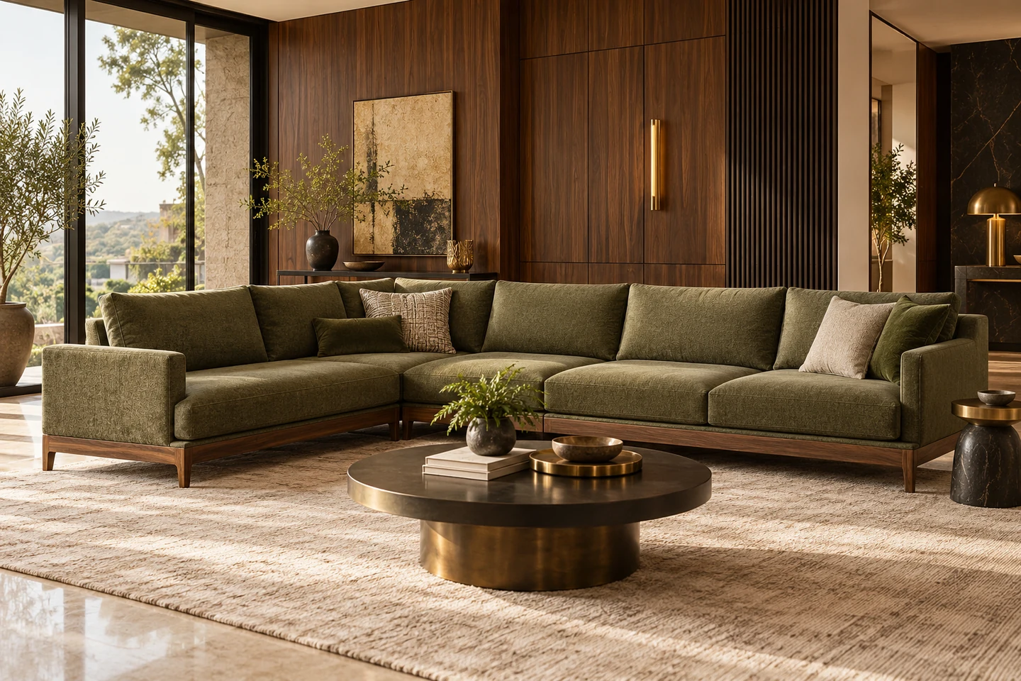 Sectional Sofa design inspiration 9 in a warm interior