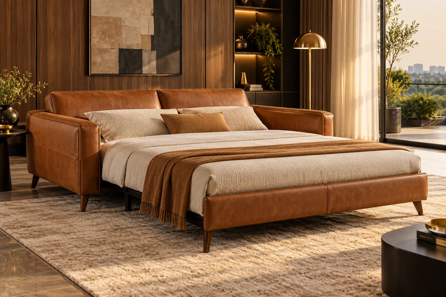 Sofa Cum Bed design inspiration 3 in a warm interior