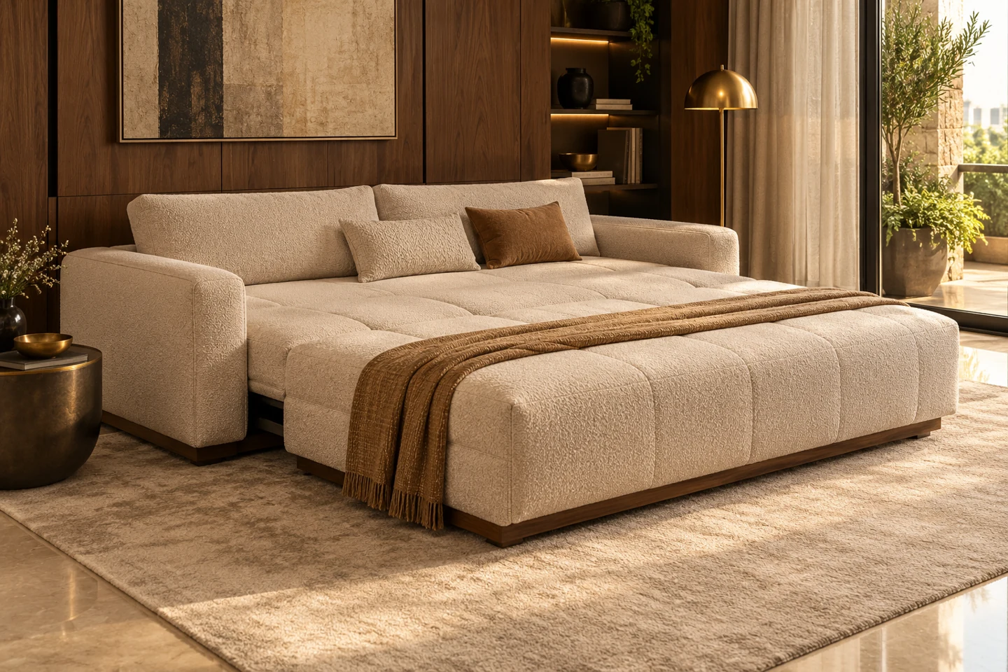 Sofa Cum Bed design inspiration 4 in a warm interior